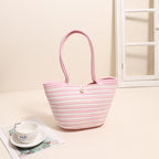 Cotton Thread Pearl Stripe Pink