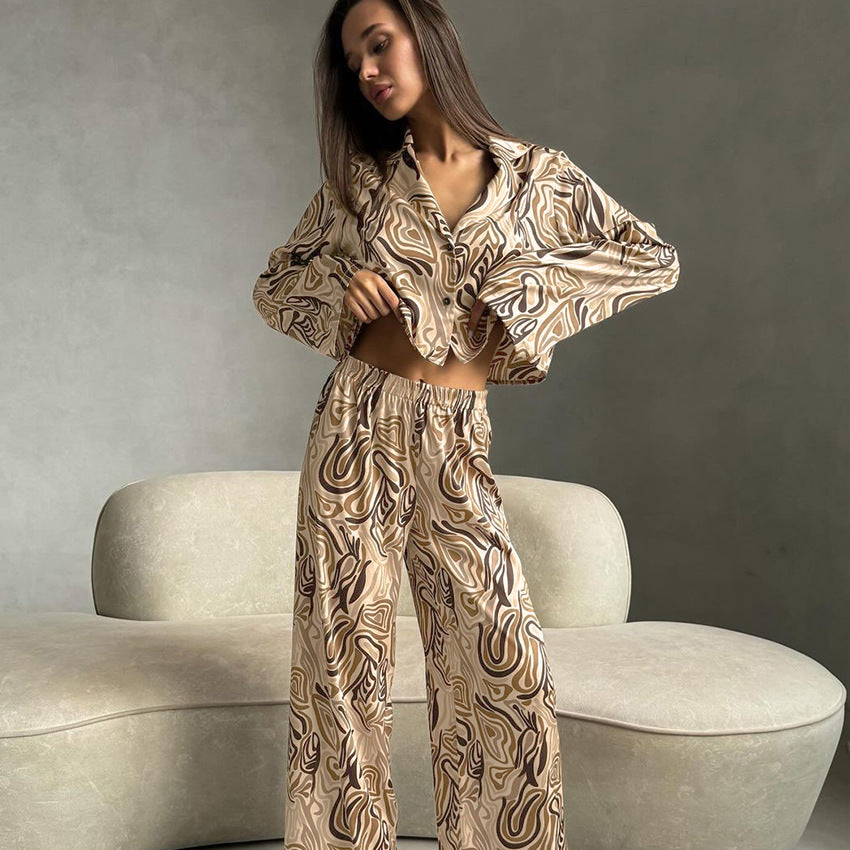 Comfortable Long Pajamas Lingerie