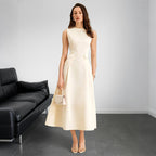 Women's Sleeveless A-Line Maxi Dress