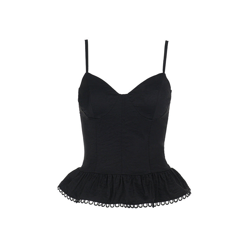's Waist Strap Top Tube Top Vest