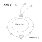 Steel Color White Diamond