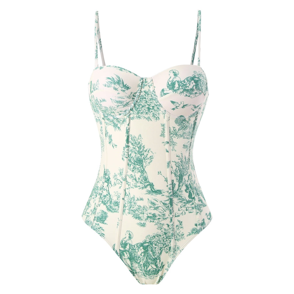 Green Single Swimsuit