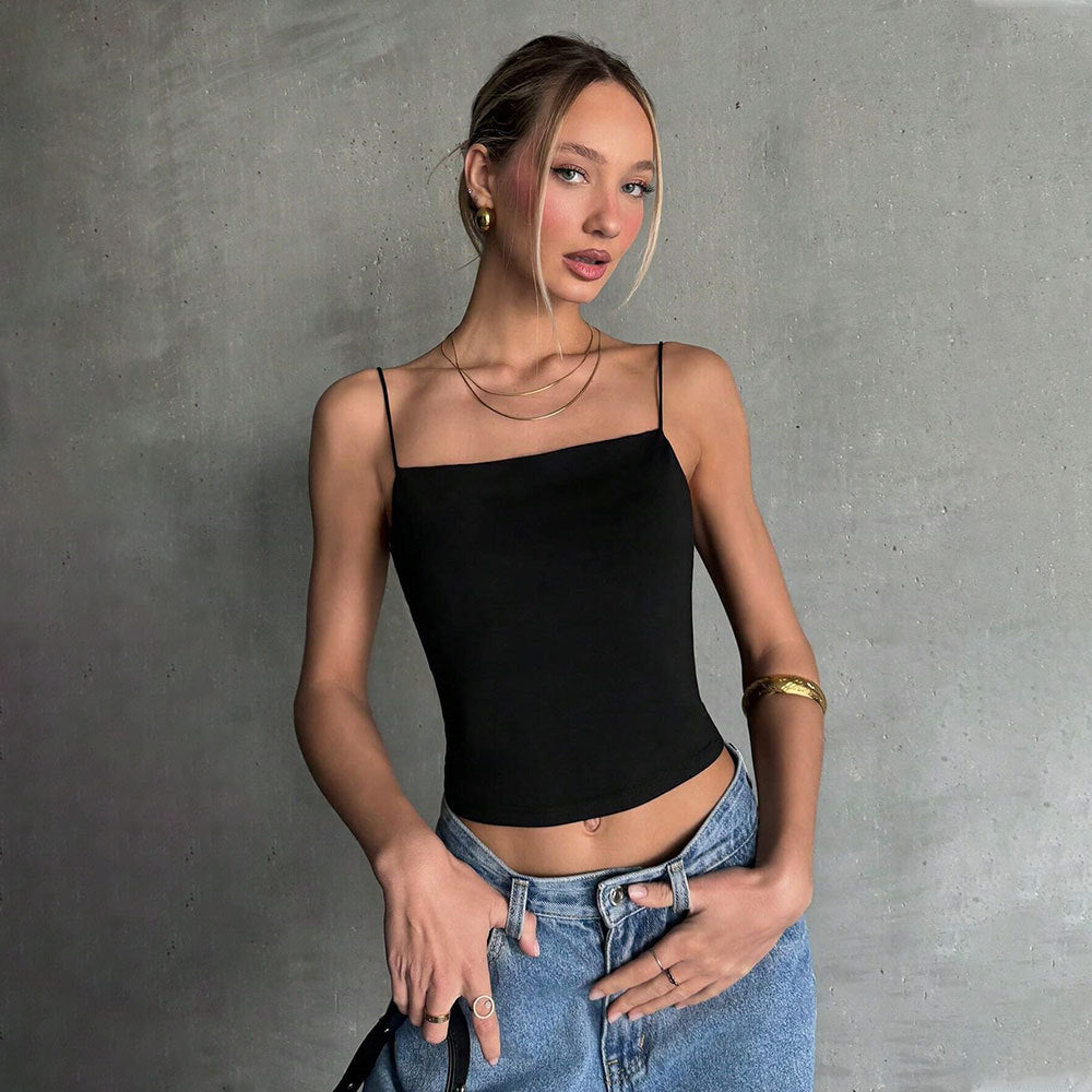 Women's Backless Spaghetti-Strap Top