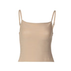 Square-Neck Backless Strap Top