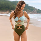 Solid Color One-piece Swimwear
