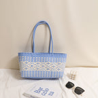 Multi-Color Long Basket Blue