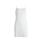 Women's White Jacquard Slip Nightdress