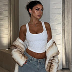Women's Rhinestone Spaghetti Strap Tube Top