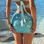 Solid Color One-piece Swimwear