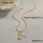 Gold Coconut Tree Necklace