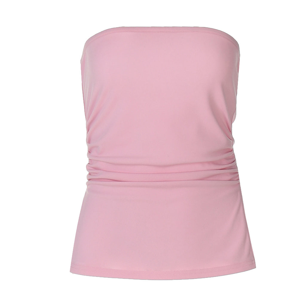 Women's Solid Color Stretch Tube Top