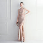 Women's Nightclubs Dinner Ceremony Evening Dress Crisscross