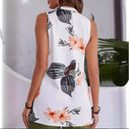 Summer Printed Casual Vacation Top Shorts