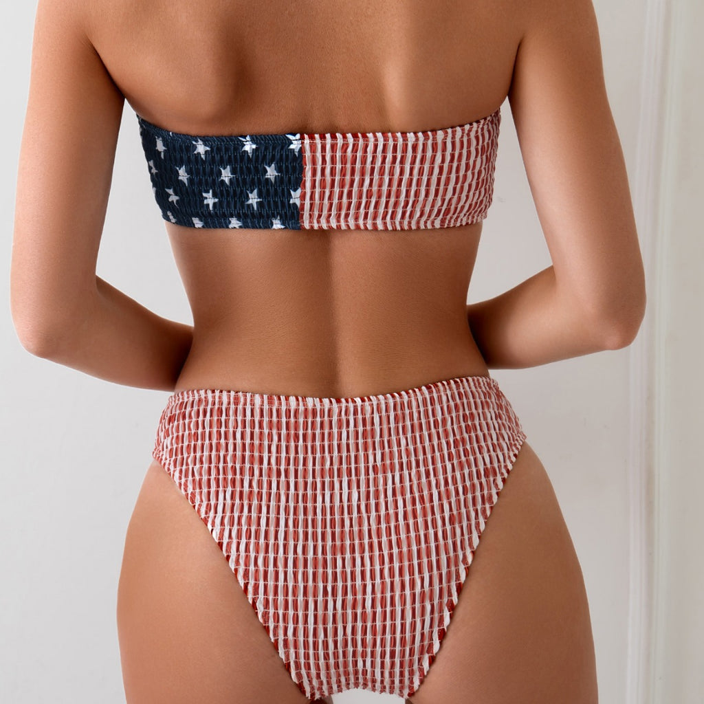 Tube Top One-piece Swimwear