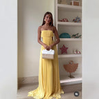 Women's Cami Dress Pleated Backless Dress