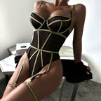 Jumpsuit Gold Underwear Lingerie