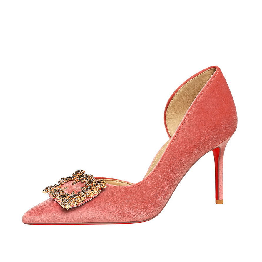 Women's Rhinestone Pointed-Toe Stiletto Pumps