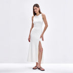 White Sleeveless Dress