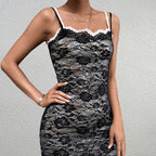Women's Lace Backless Dress
