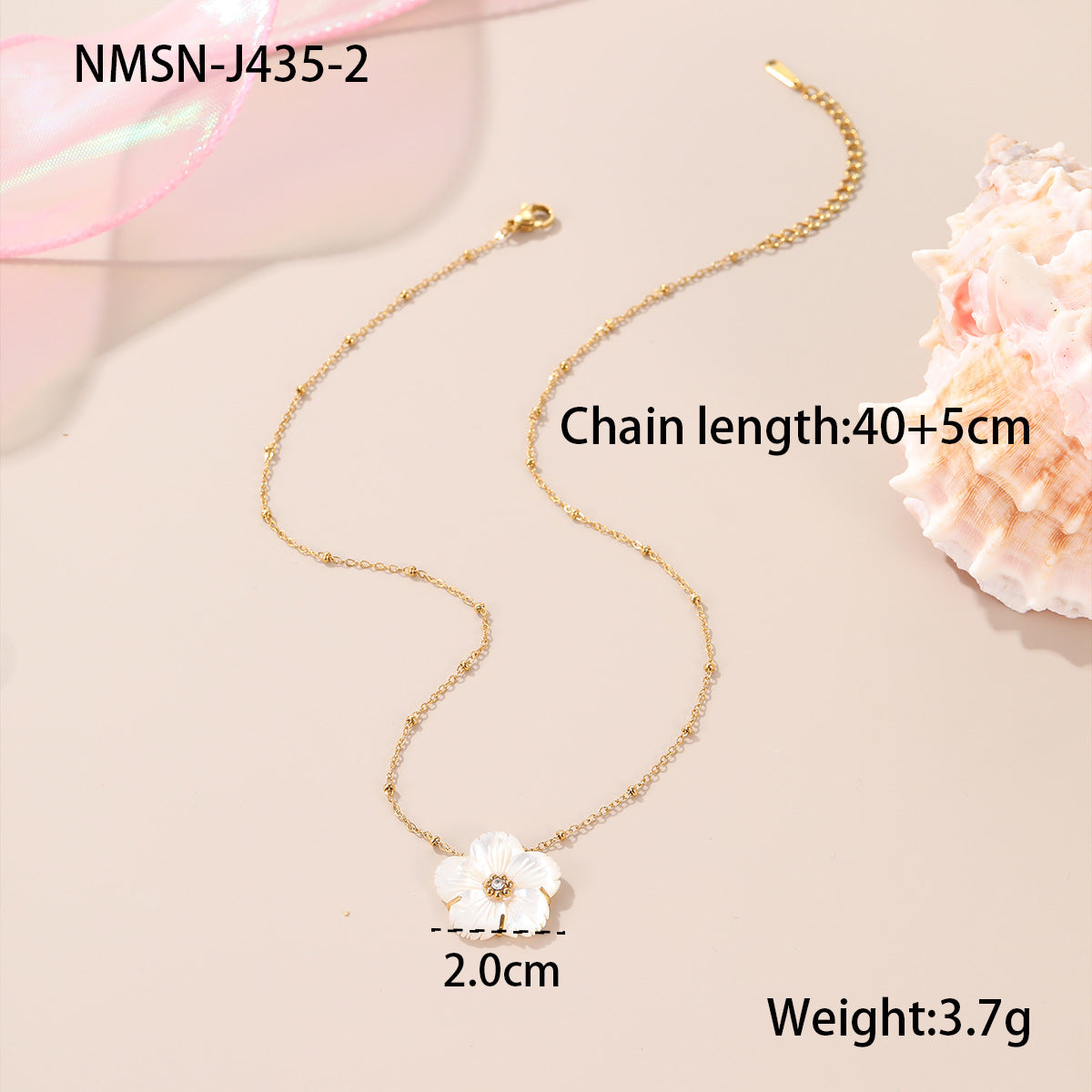 Flower Pendant Necklace