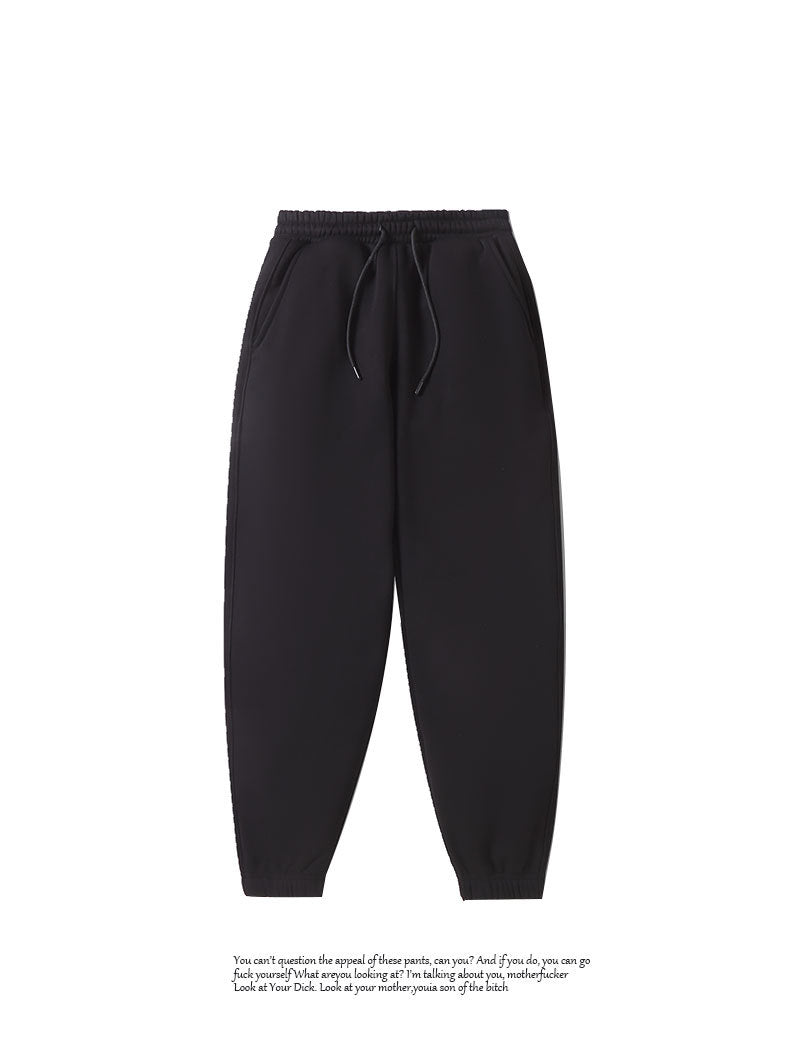 Black Fleece-Lined Pants