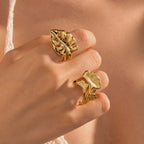 Ginkgo Leaf Ring