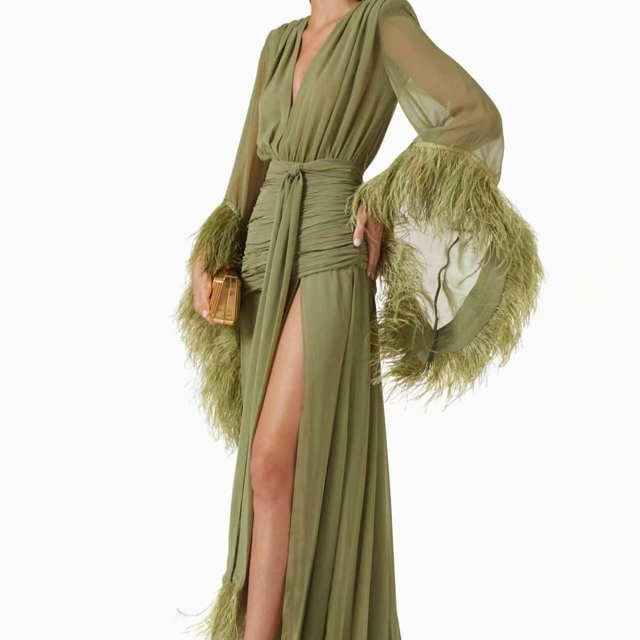Women's Long Sleeve Evening Dress