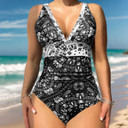 Slimming Printed Bikini Swimwear