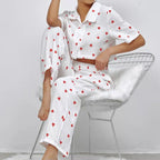 Heart Printing Pajamas Lingerie