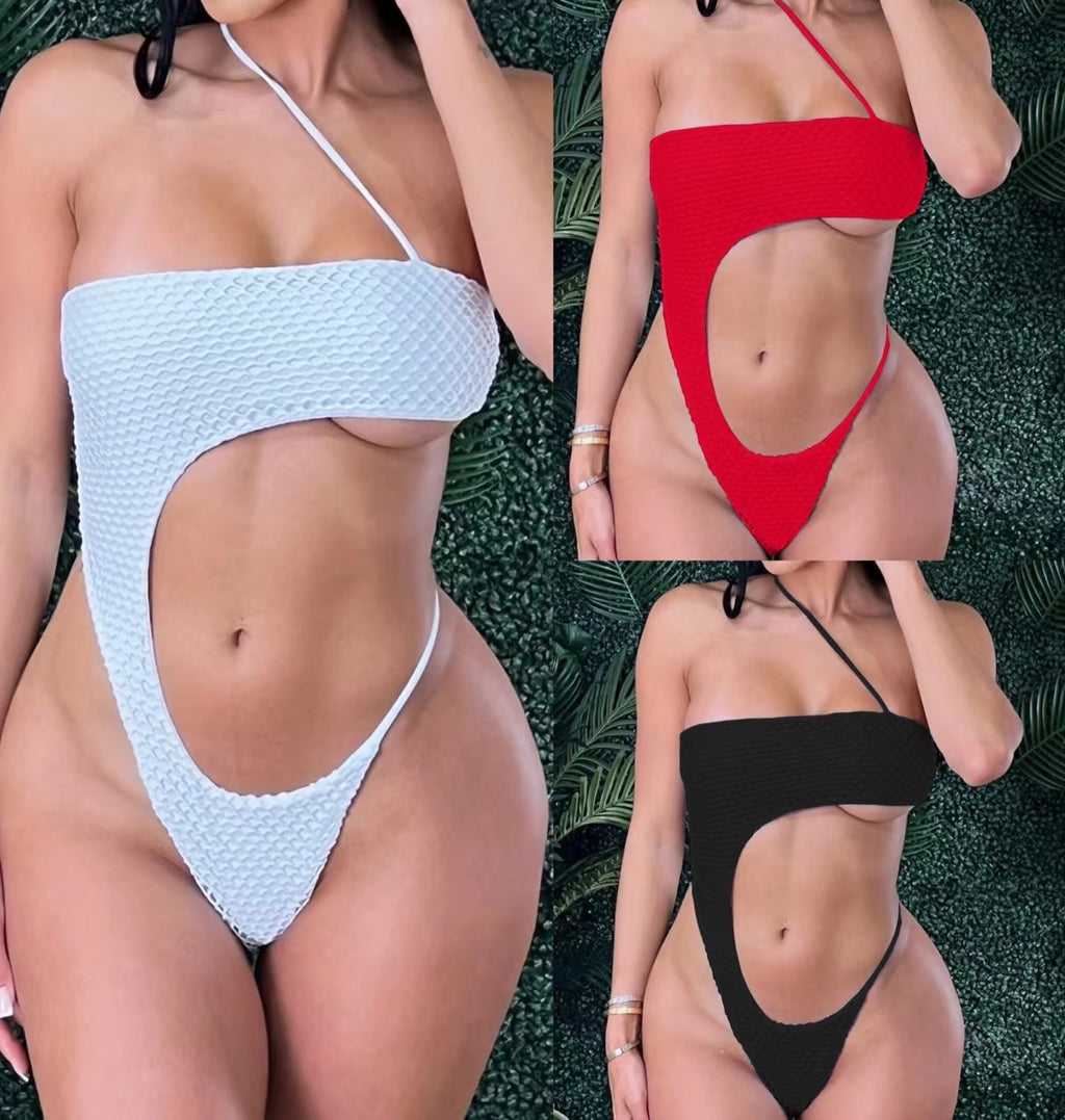 Diamond Shaped One-piece Swimwear