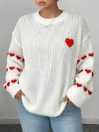 White Love Heart