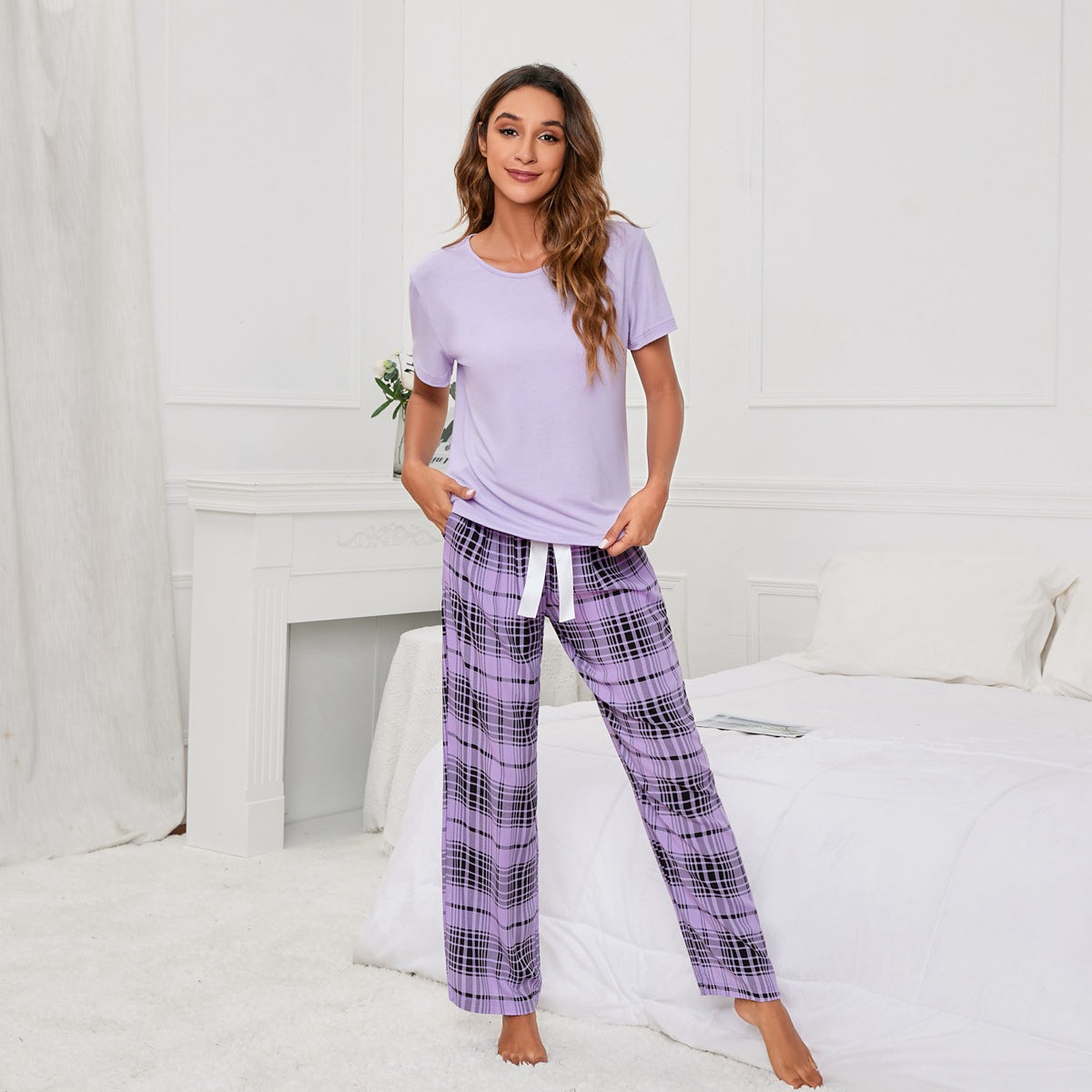 Solid Color Pajamas Lingerie