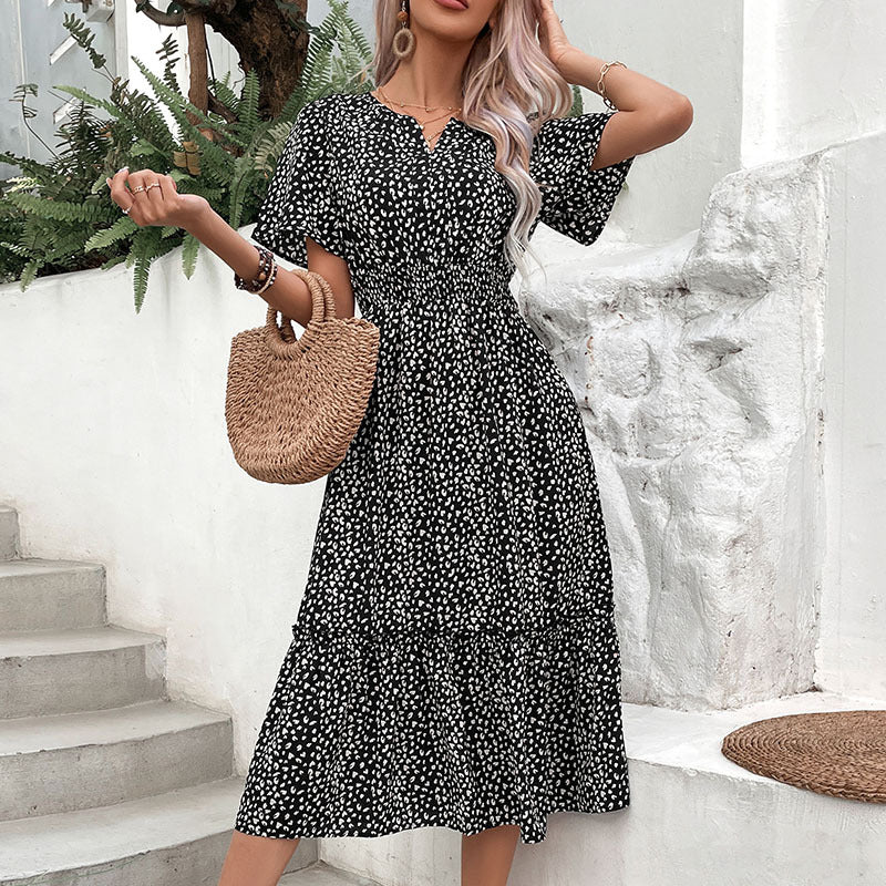Slim Fit Printed Dress