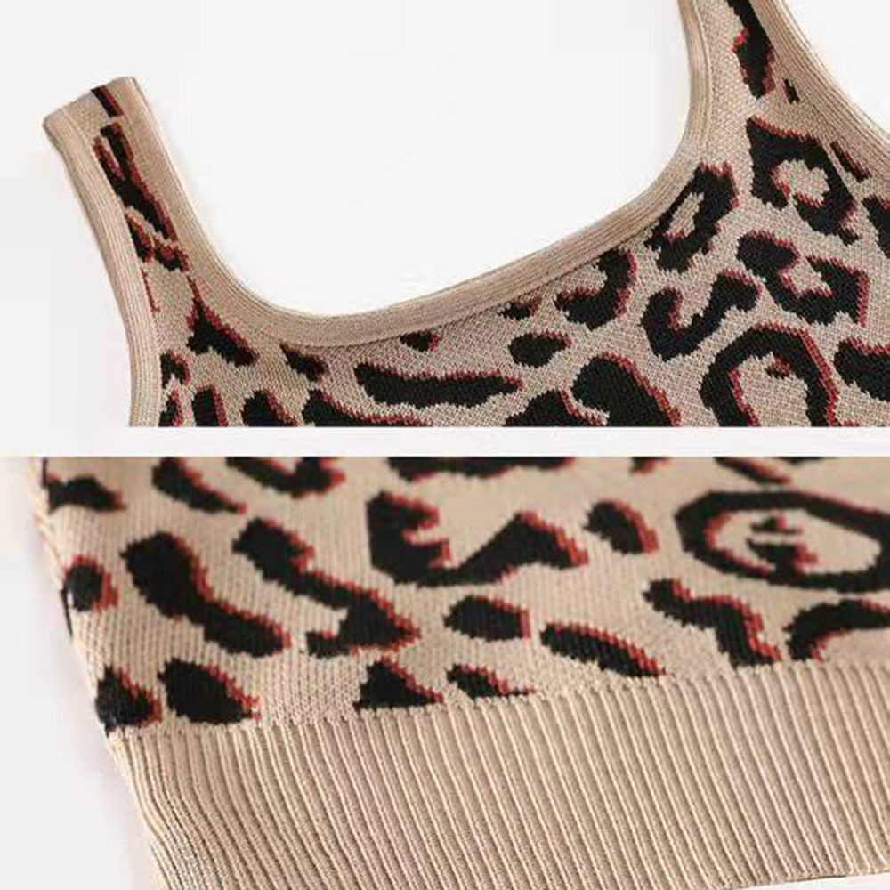 Women's Leopard Print Knit Camisole