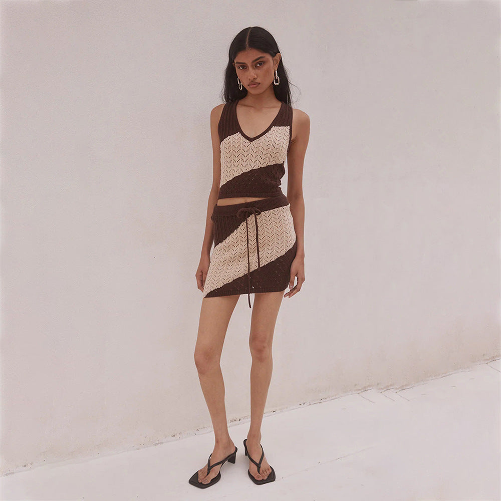Hollow Out One-piece Swimwear