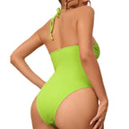 Plaid Special One-piece Swimwear