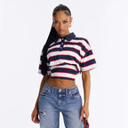 Women Clothing Retro Slimming Color Blocking Spicy Girl