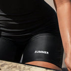 Beach Solid One-piece Swimwear