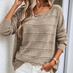 Women Clothes Autumn Winter Casual round Neck Long Sleeve