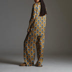 Printed Polo Shirt & Trousers Set