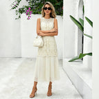 Women's Midi Pleated Dress