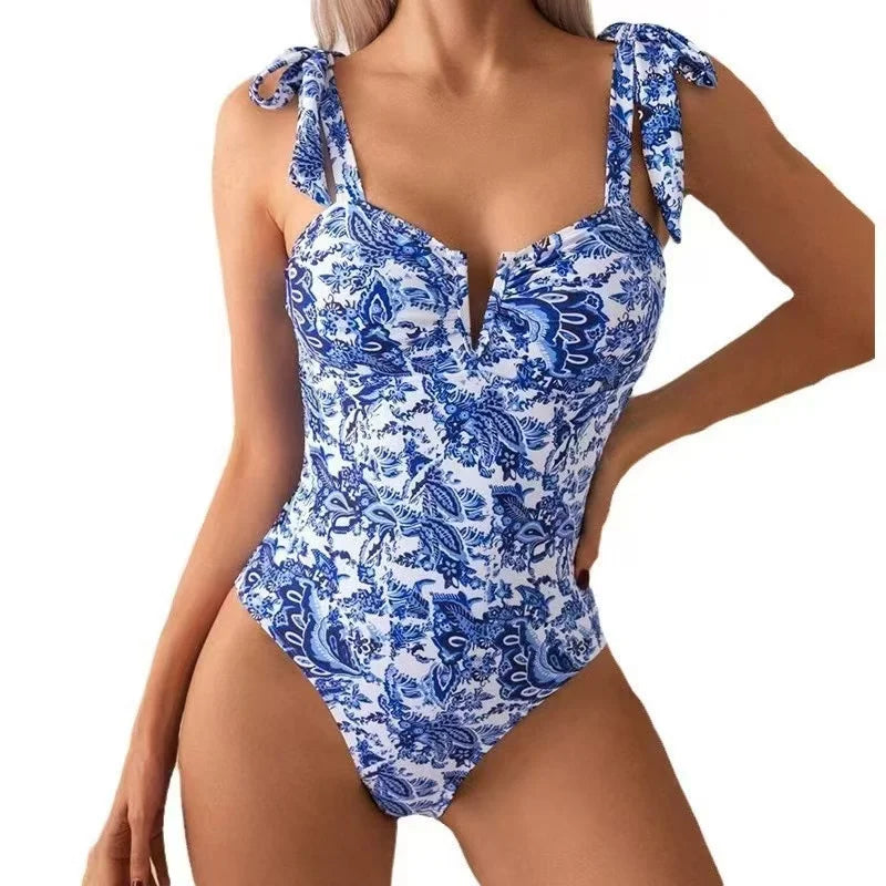 2025 Swimwear Women Sexy Swimsuit One-Piece Swimming Suit Bathing Suit Bikini Set Beach Wear Monokini