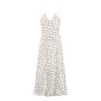 Chiffon asymmetric sleeveless maxi dress